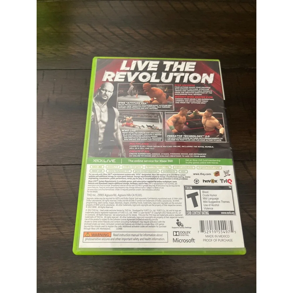THQ wwe 13